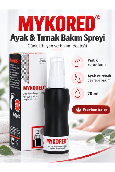 Mykored El , Ayak Tırnak Mantar Önleyici Sprey 70 ml