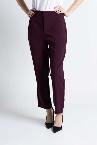 mica Solid Ankle Length Pants