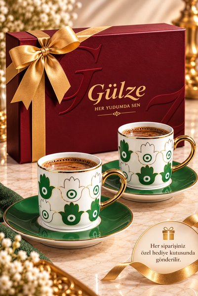 GÜLZE Signature Collection / Modern Series / MIRA Model 2 Kişilik Kahve Finca...