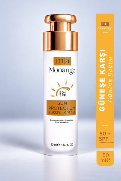 m|a Monange Sun Protection SPF50+ Güneş Kremi 50 ml – UVA/UVB Geniş Spektrumlu Koruma