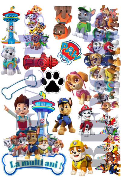 Generic Brand Topper 16 buc Figurine pentru tort