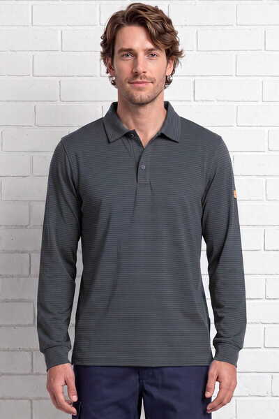 İŞMONT Esd Polo Neck Long Sleeve T-Shirt