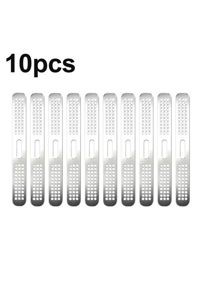 Choice for iPhone 17 ProMax 10Pcs Silver 1-10Pcs Metal Dustproof Net Sticker ...