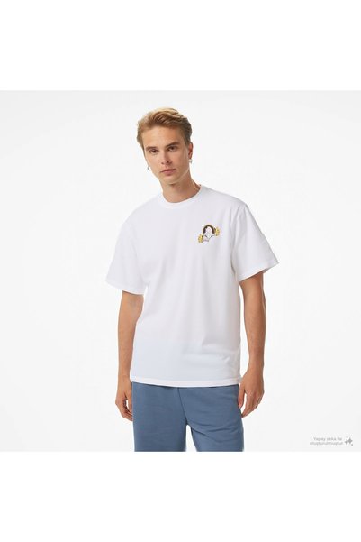 Converse Desert Sunset Erkek Beyaz T-Shirt