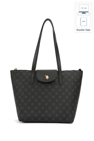 U.S. Polo Assn. Black Women's Shoulder Bag Us26557