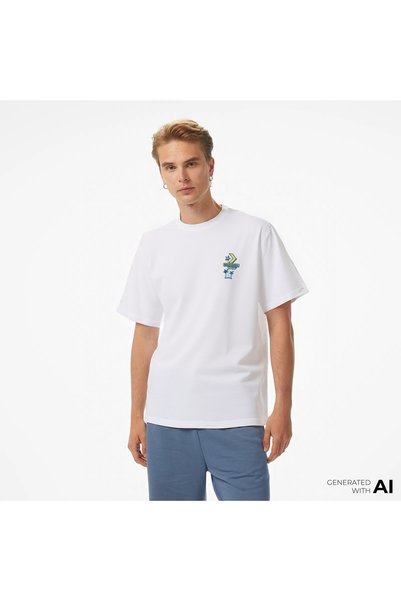 Converse Erkek Beyaz T-Shirt
