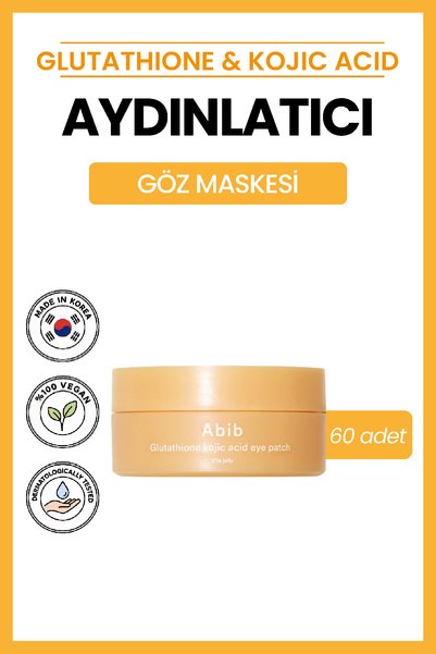 Abib Glutathione Kojic Acid Eye Patch Vita Jelly 60ea