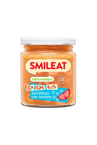Smileat Mancare din paste cu rosii 230g, +10 luni,