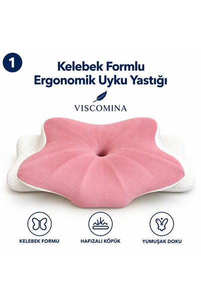 Viscomina Boyun Destekli Ortopedik Yastık 60x40-13cm