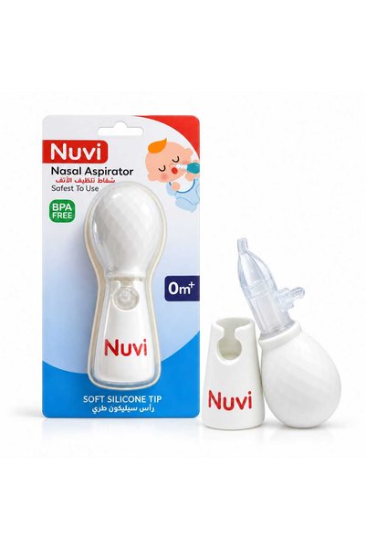 Nuvi Baby Nasal Aspirator with Soft Silicone Tip 0m+