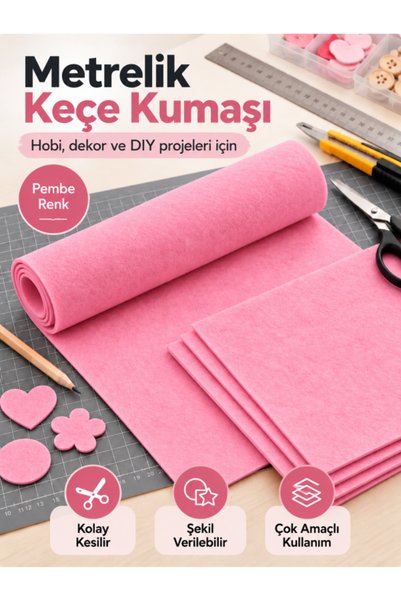 EUROLUXE Meter Thin Felt Fabric Felt 1 mm Activity Felt Colored Felt Handicra...