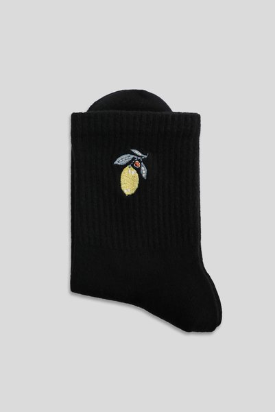 Lufian Lily Women's Socks Black