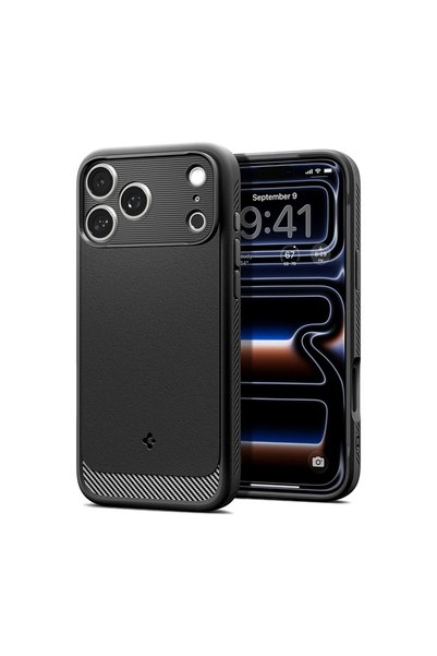 Spigen Husa de protectie Rugged Armor MagSafe, scapi de grija socurilor, carc...
