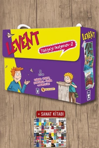 Timaş Çocuk Levent Türkiye’yi Geziyorum 2 - 5 Kitap Takım / Mustafa Orakçı + Sanat Kitabı