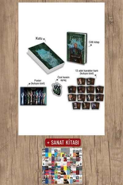 Artemis Yayınları Fantom Etkisi 2 - Ölümün Kalbi (Ciltli - Kutulu Set) / Selin Solaris + Sanat Kitabı