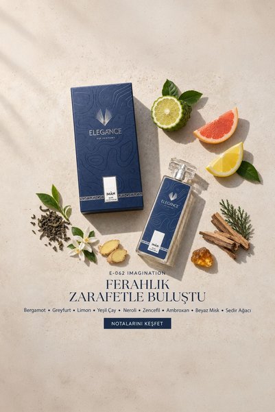 silver elegance vip perfume Imagination Erkek Parfümü EDP 50 ml – Bergamot, N...