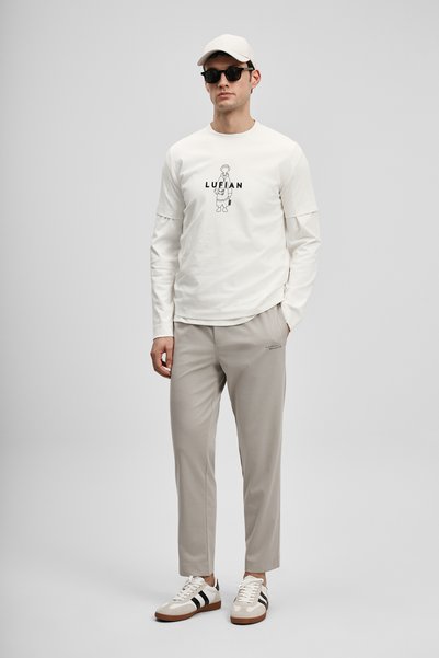 Lufian Diego Men's Sweatpants Stone