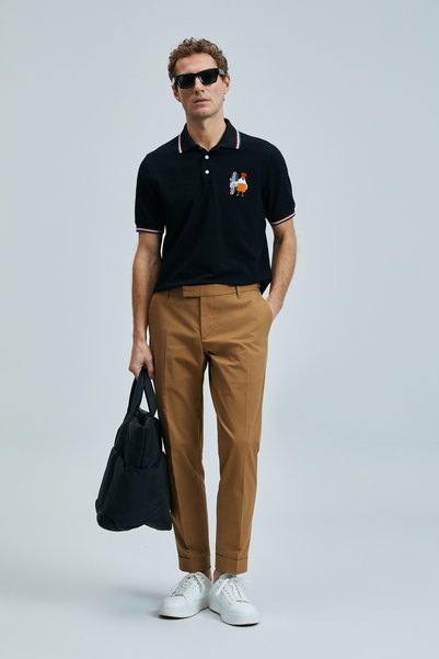 Lufian Luta Smart Erkek Chino Pantolon Comfort Fit Deve Tüyü