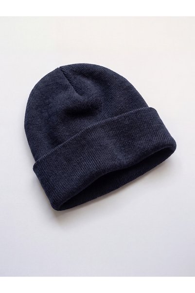 LC Waikiki Özmarka New Season Navy Blue Men's Knitwear Beanie