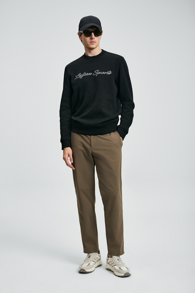 Lufian Loved Erkek Sweatshirt Siyah