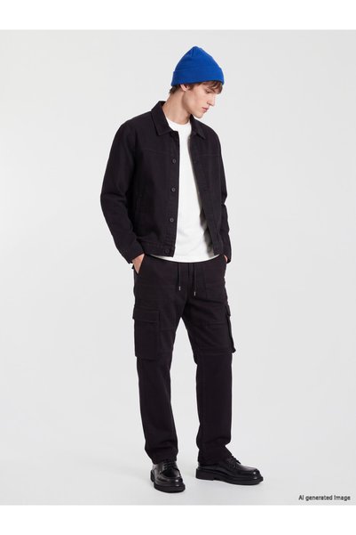 LC Waikiki Pantaloni cargo pentru bărbați, croială lejeră, Sparkling Choices,...