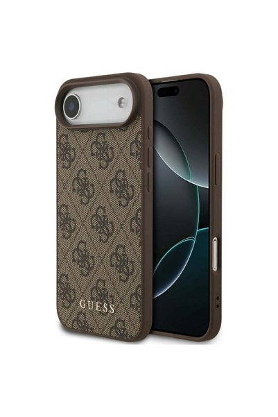 Guess Husă pentru iPhone 17 Air, Hardcase 4G Classic (GUHCP17MG4GFBR), maro -...