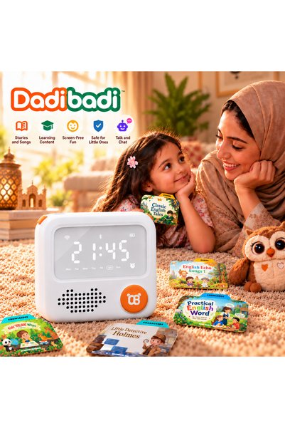 DADIBADI لعبة تعليمية للأطفال، جهاز سرد قصص صوتي لتعلم اللغة الإنجليزية مع 6 ...