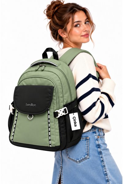 Çınka Bags Unisex Luxury Water-Resistant Fabric Daily Travel and Backpack / 2602