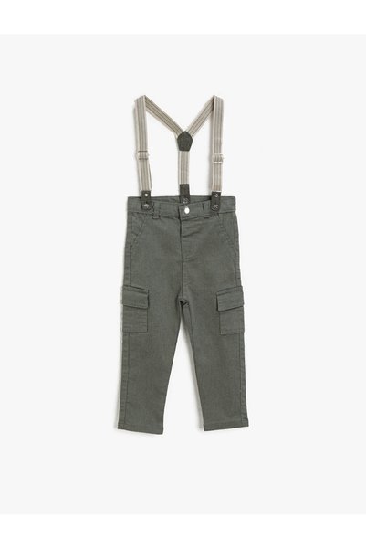 Koton Kids Baby Boy Green Pants