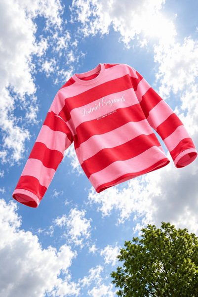Touché Privé ÇİZGİLİ BASIC SWEATSHIRT