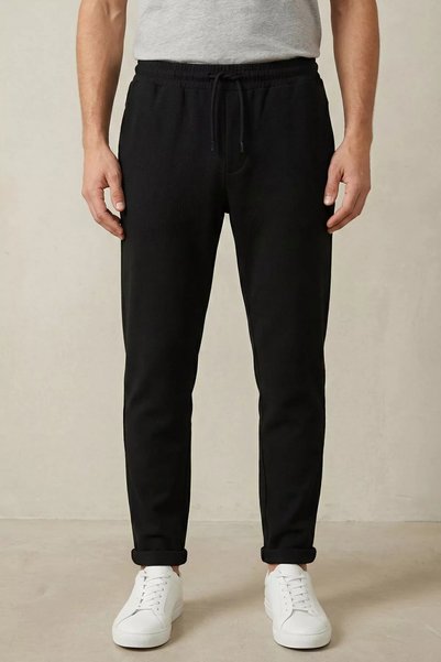 TOZLU Pantaloni pentru bărbați cu talie elastică și model dublu