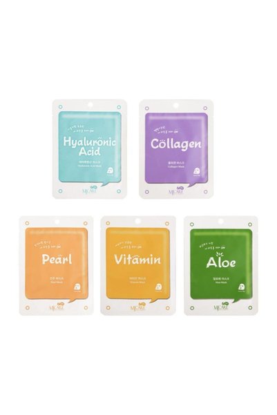 Mjcare 5 قطع من أقنعة الوجه المختلطة (PVA)