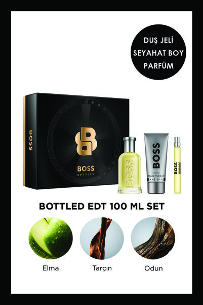 BOSS Bottled EDT 100 ml Erkek Parfüm Set