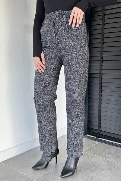 julude Pantaloni Palazzo cu model Karyağdı de iarnă pentru femei