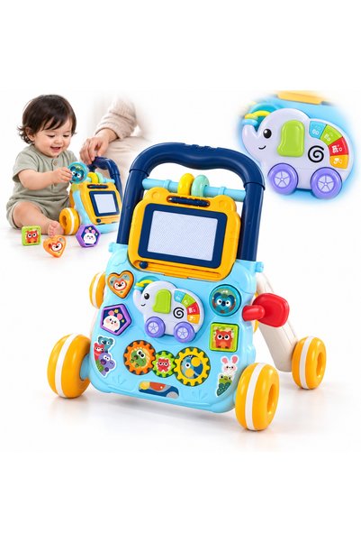 Creative Toys Walker educațional interactiv ANGMAD cu funcții muzicale, tablă...