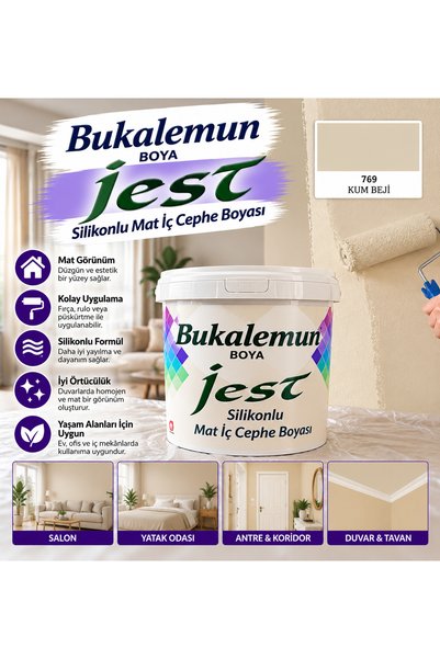 Bukalemun Jest Silikonlu Mat İç Cephe Boyası 1 Kg