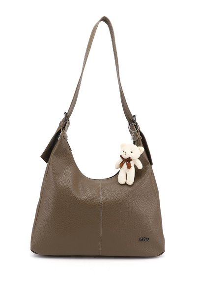GÖNDERİ(R) Women's Taupe Shoulder Bag