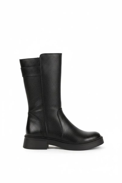 Gondol Genuine Leather Ankle Boots Daily Lightweight Boots Sheff Black