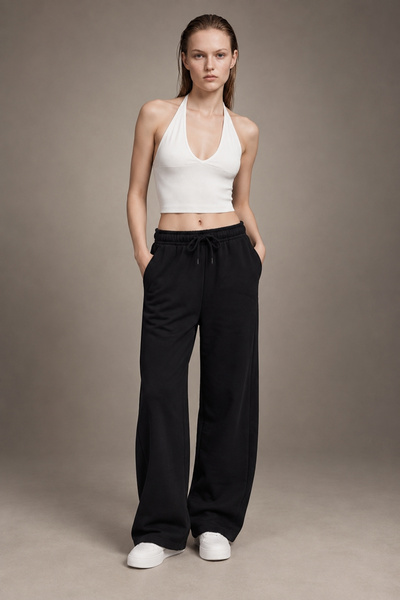 HAKKE Cepli Wide Leg Eşofman ALTI