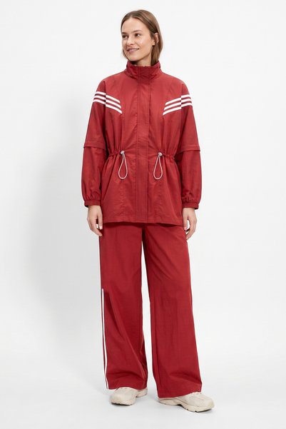 zenne Striped Sports Suit 1717 - Red