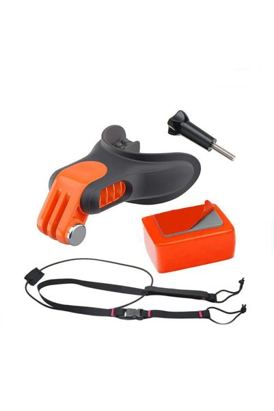 Choice Orange#ff6600 Surfing Tooth Mount Kit For GoPro Hero 12 11 10 9 8 7 6 ...