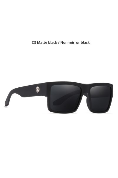 Choice4 BOX C3 matte black KDEAM Outdoor Shades Square Polarized Sunglasses F...
