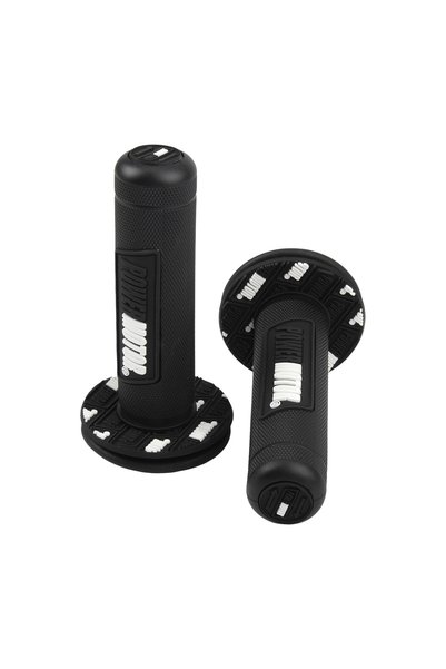 Choice6 مقابض مطاطية سوداء للدراجات النارية مقاس 24-22 ملم، مقابض عالمية للمق...