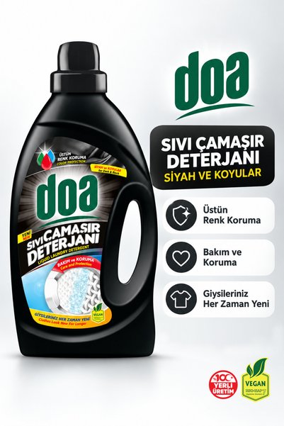 Doa Sıvı Çamaşır Deterjanı Siyahlar /2700ml