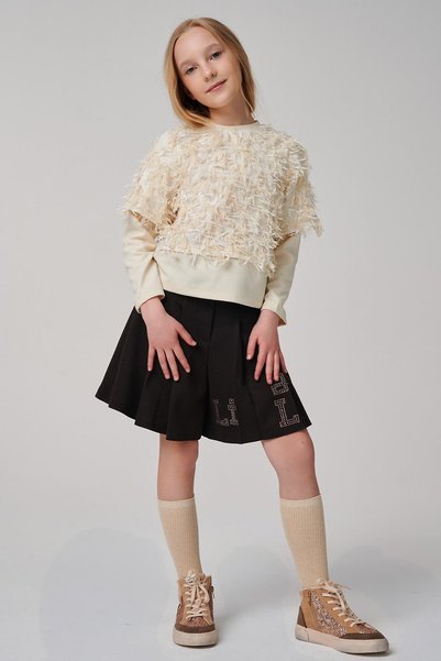 Lia Lea Girl's Brown Shorts