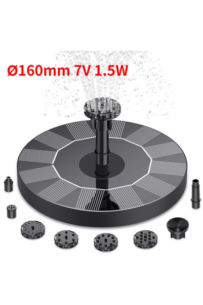 Choice1 1.5W 1W/1.5W/2.5W Outdoor Solar Fountain Suitable for Garden Pond Sol...