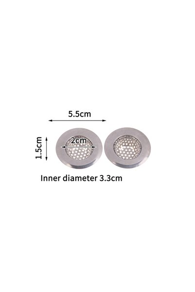 Choice3 A1 2PCS Silver/White/Black Kitchen Stainless Steel Sink Filter Mesh S...
