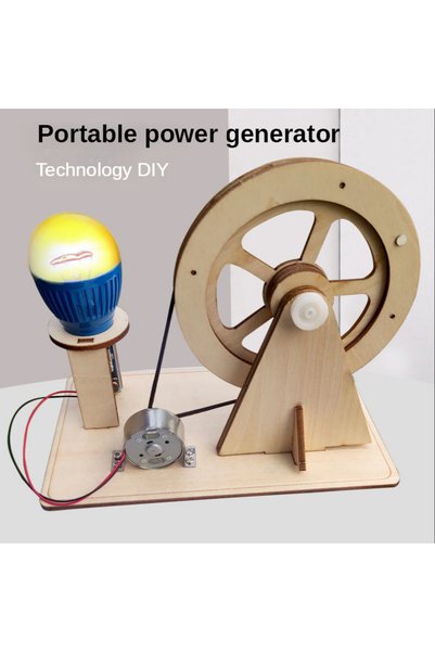 Choice Color random Hand-cranked Generator Handmade Diy Material Physics Stem...