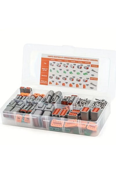 Choice 188pcs 188/250pcs Deutsch DT Series Connector Assortment, Size 16 Stam...
