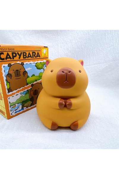 Choice Light New Cartoon Vinyl Capybara Piggy Bank Decoration For Bedroom Ani...